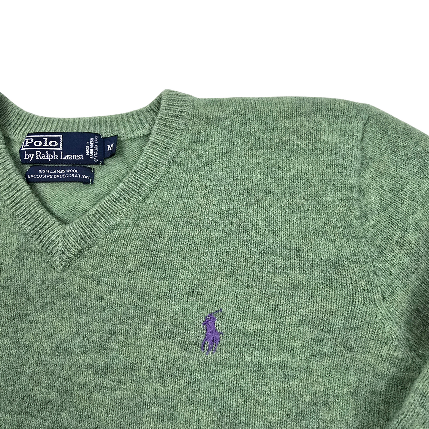 Polo by Ralph Lauren Green Wool Sweater