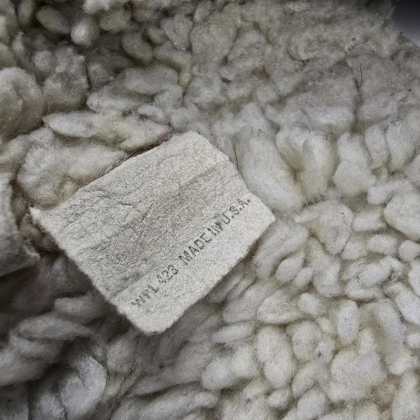 Vintage Levi's Orange Tab Denim Sherpa Weste